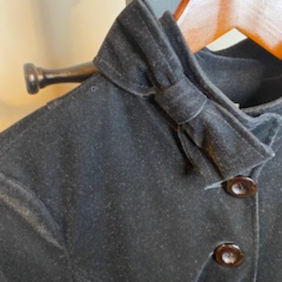 Fun2Fun Black Velour Dress Jacket - Picture 2 of 5